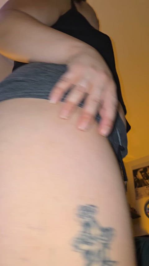 Ready to be spanked before bed hehe