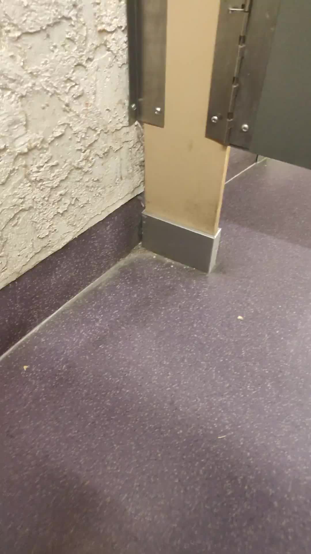 Busting a nut onto bathroom stall wall #winnipeg