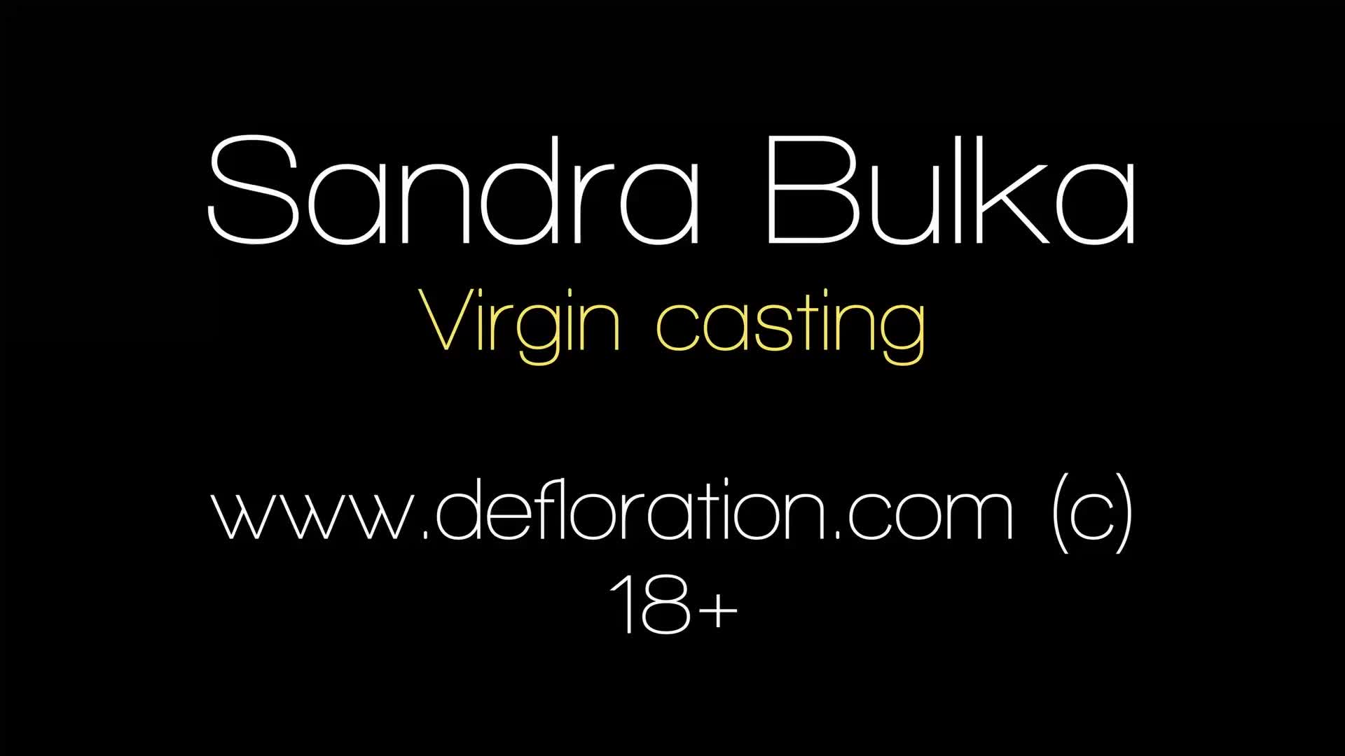 Sandra Bulka. 18 y.o beautiful real virgin girl from Russia will confirm her virginity right now! Close-up hymen shot!