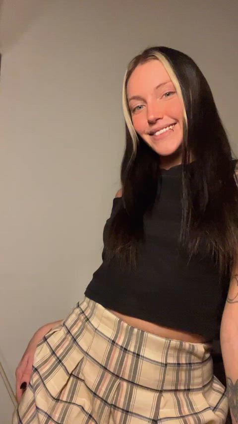 I always get wild when i wear skirts