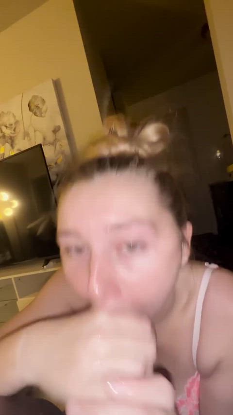 BBC Blowjob Cum Cum In Mouth Cum Swallow Cumshot Interracial Teen cumslut Porn GIF by randeee4u