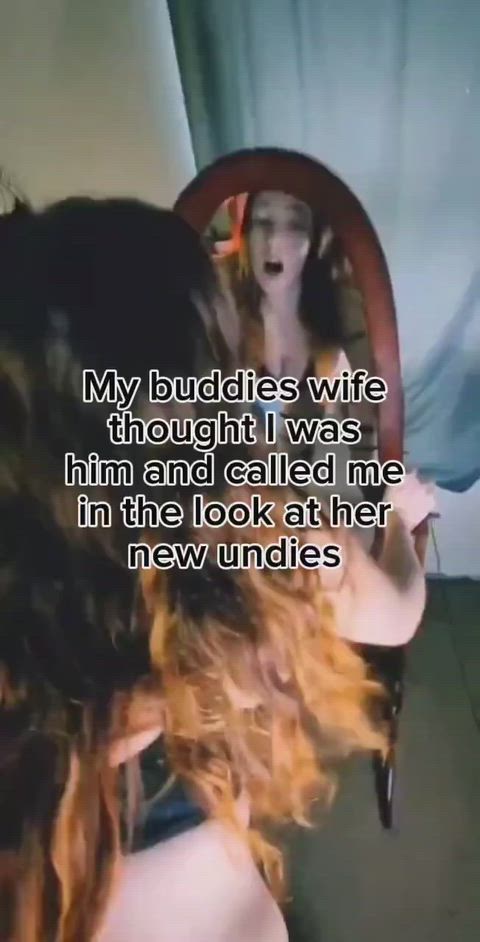 Even when your gf found out it wasn't you.... she fell into her old slutty ways and let him stretch our her insides