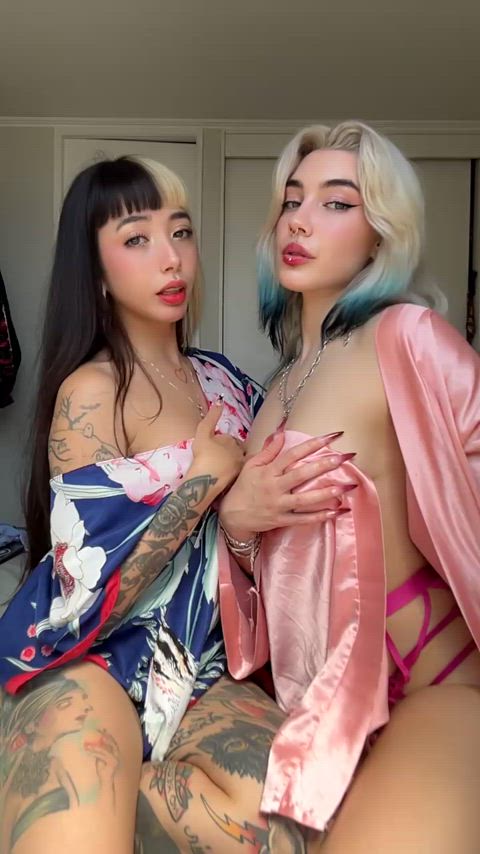 Join us babe. We’re desperate for your cock