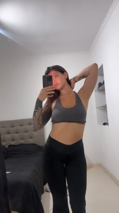 Loving this sports bra for my workout