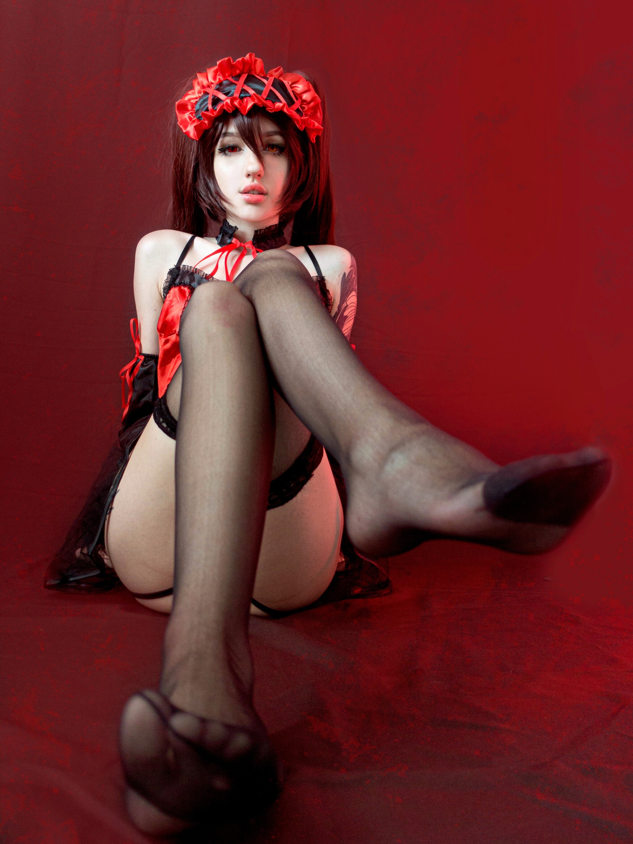 Bdsm cosplay costume feet
