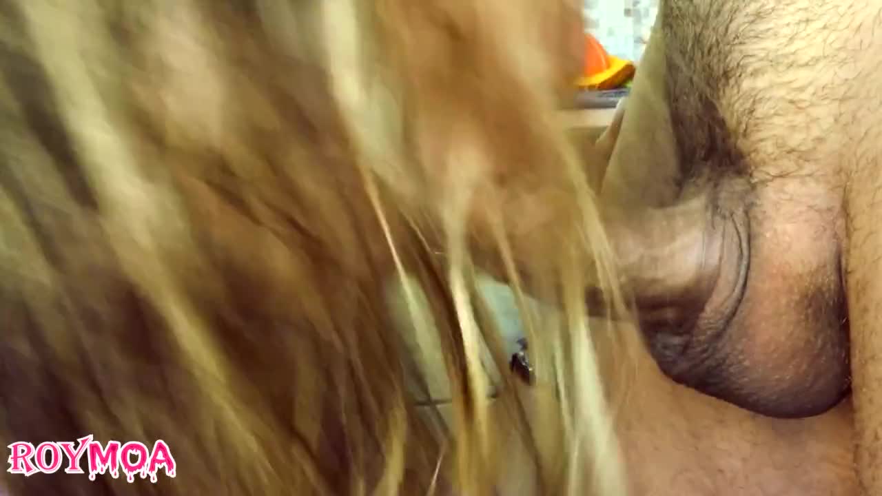 throbbing cock fills her mouth with cum