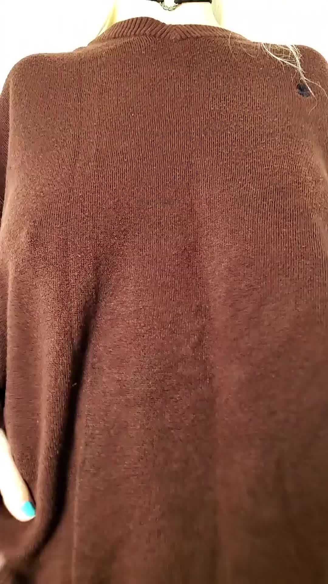 For my night owls 🦉 Does my sweater hide them well? OC