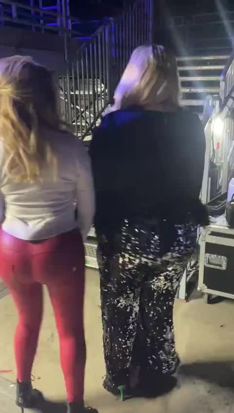 Carol Vorderman shaking her money maker