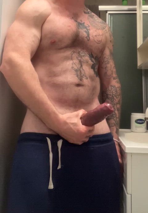 Amateur Big Dick OnlyFans Porn GIF by daddycapsicumm