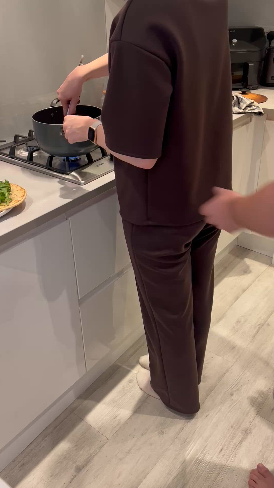 Keeping his tummy full and balls empty[f][m]