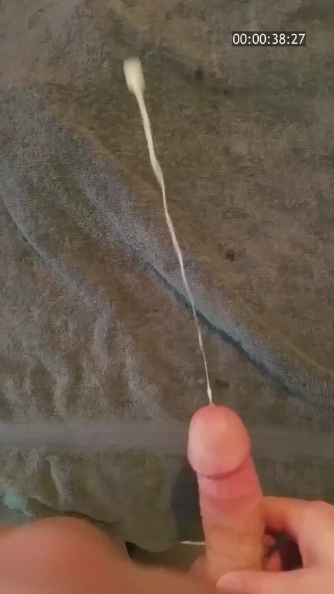 Made myself cum 6 times in a row. Huge blasts of cum too!