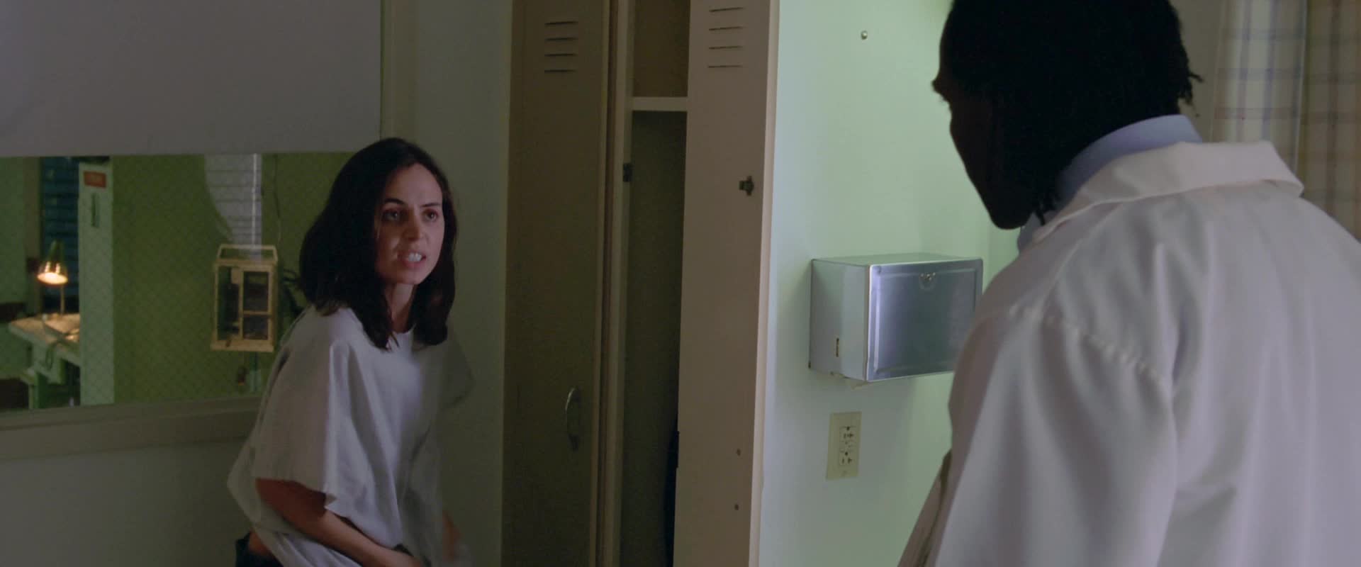 Eliza Dushku's jiggling breasts topless in The Alphabet Killer