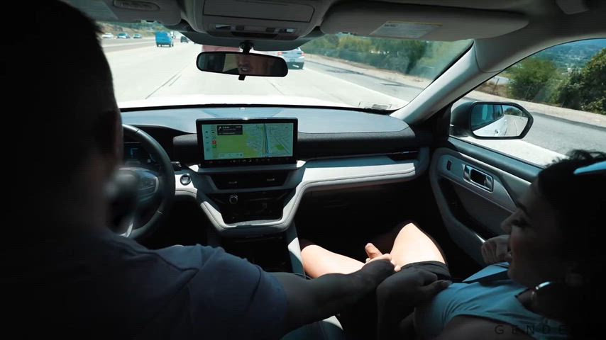 Do you think you could manage to drive a car with one hand and give Kasey Kei a handjob with the other?