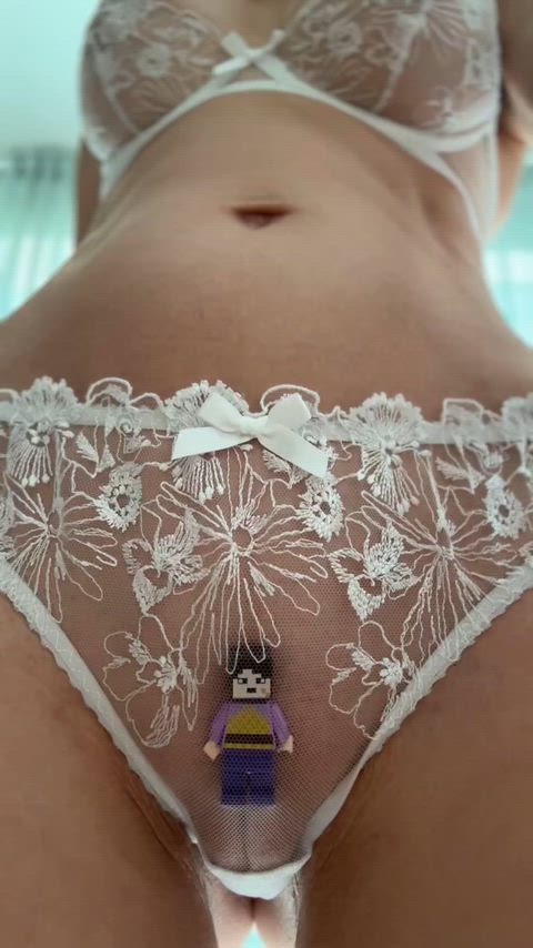 Amateur BDSM Big Tits Blonde Curvy Homemade Leather Lingerie OnlyFans Submissive Porn GIF by lexyforyou