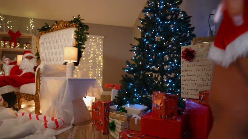 Big Ass Christmas Cum On Ass Ebony Ebony Couple Porn GIF by bangermayne