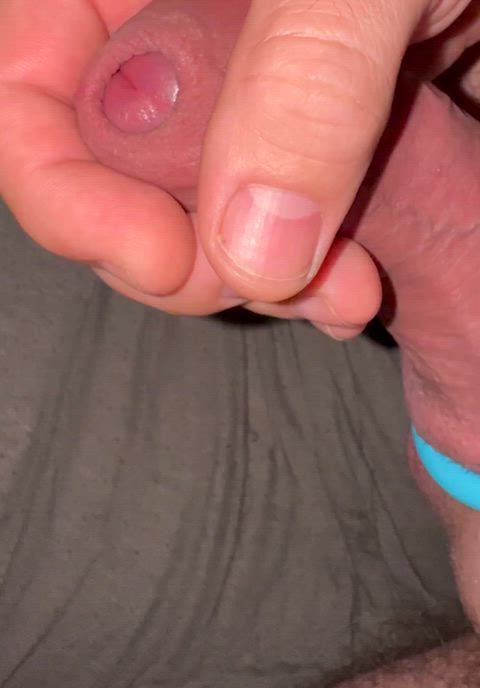 Foreskin with cum