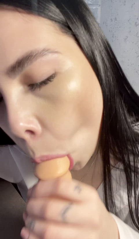 Asshole BBC Big Tits Brunette Cock Dildo NSFW OnlyFans POV Solo Porn GIF by lleyla_tease
