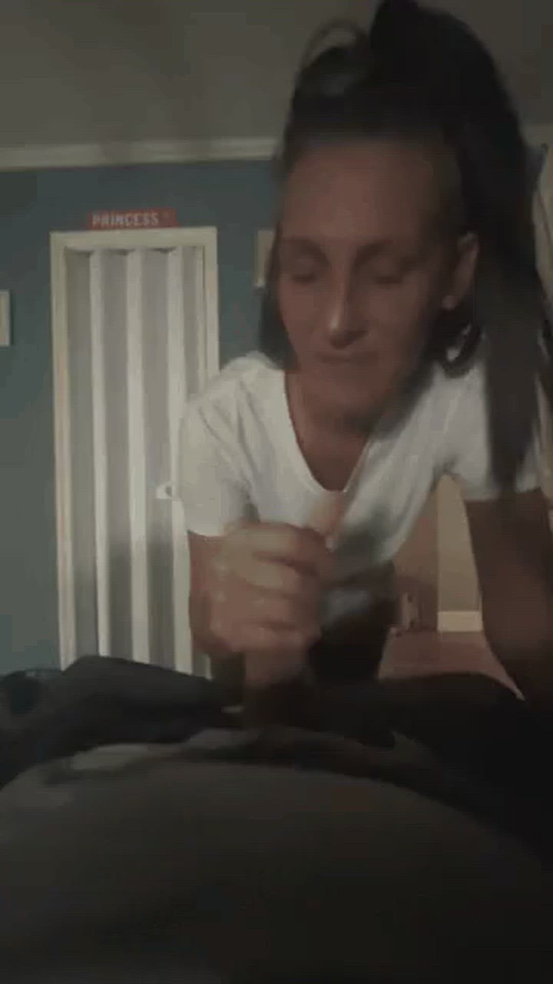 Blowjob, Brunette, Cumshot, Hotwife, cumslut, blowjobs