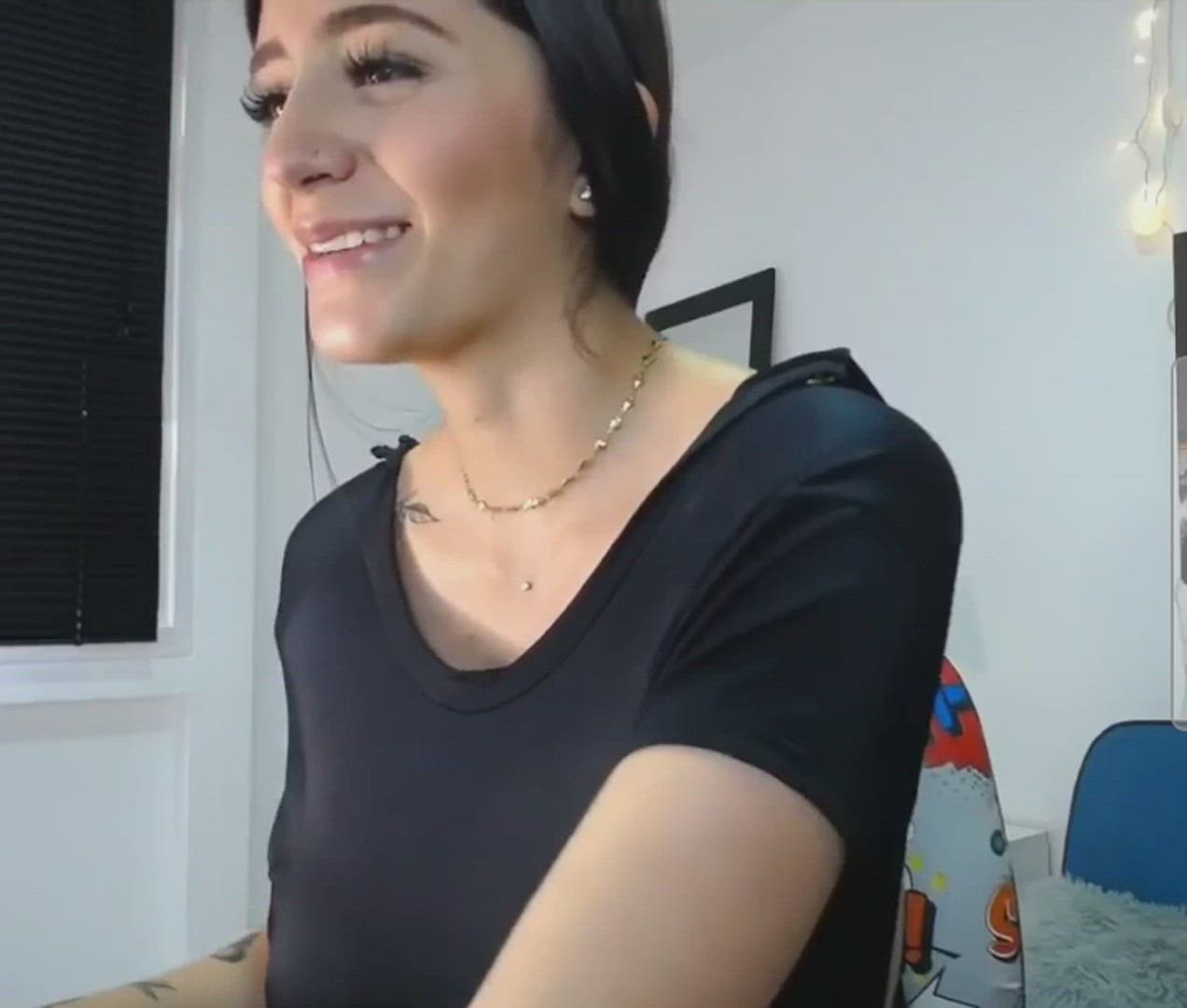 Big Tits, Boobs, TikTok, bigger-than-you-thought, forty-five-fifty-five, goth-girls