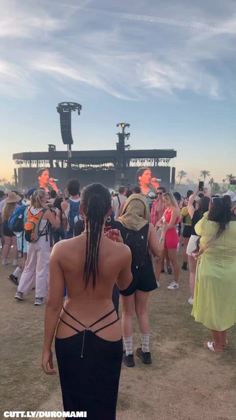 Cute Dancing Dress Festival Goddess Latina Pretty Public Sexy Teen Porn GIF by duromami