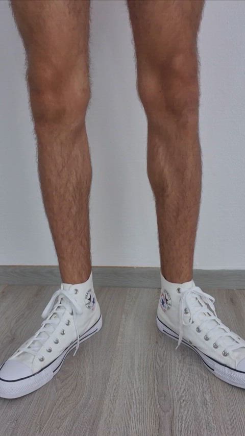 I love it when my cock is semi-hard