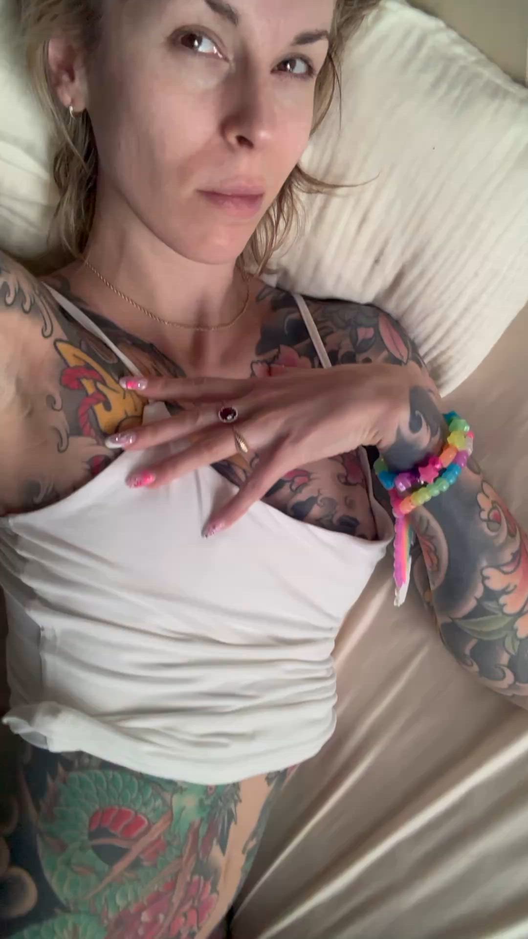 Hope you can handle a tattoo slut with crazy breeding kinks