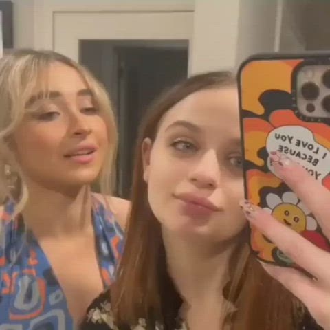 Celebrity Lesbian Selfie Porn GIF by celebsprincess