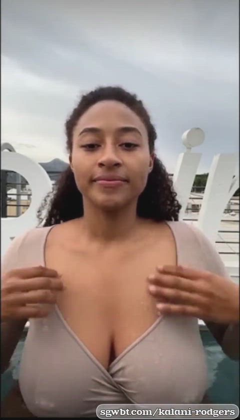 Big Tits Bouncing Tits Ebony Huge Tits Natural Tits Tits Porn GIF by slowmoejoe123