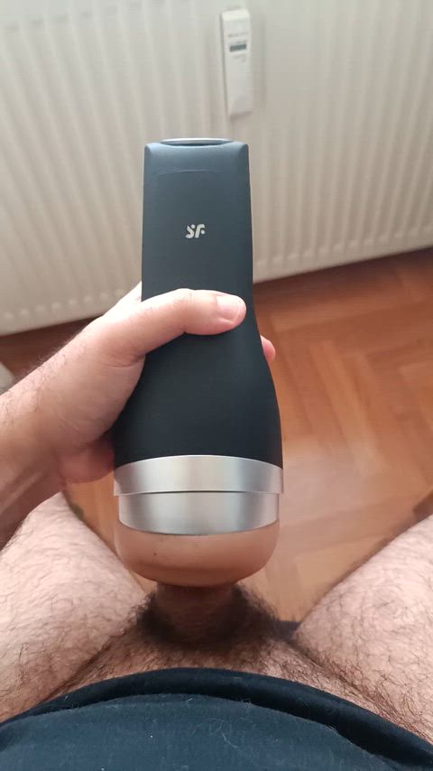 My fleshlight makes me cum hard and loud