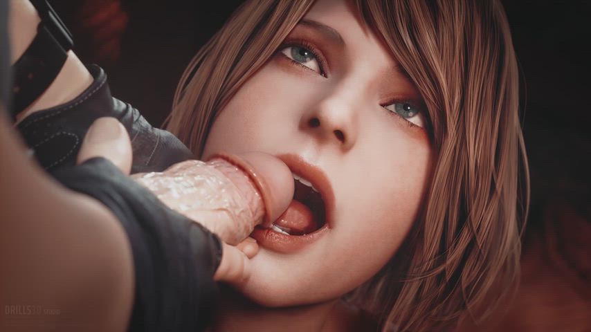 Ashley enjoys Leon's overtime (Drills3D)