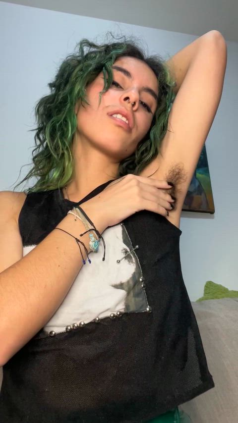 My armpits are so hairy they're basically a jungle