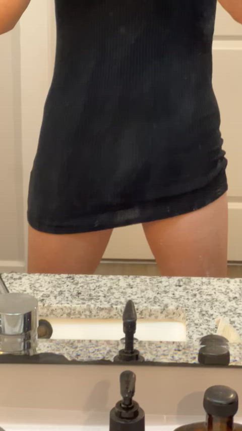 Soaking my panties like the shameless brat I am