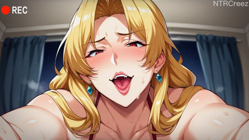 Cheating Blonde Wife's Business Trip NTR