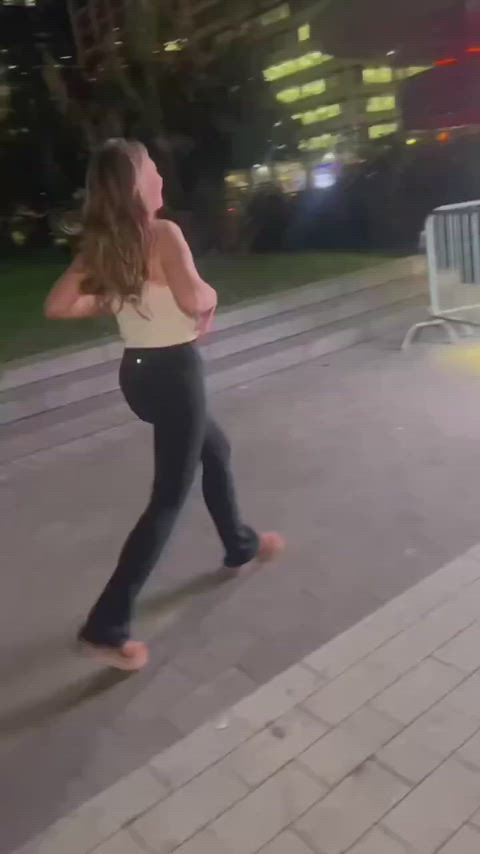 Amateur Big Tits Boobs Bouncing Tits Flashing Natural Tits Public Tits Titty Drop r/ExposedToStrangers Porn GIF by populardick