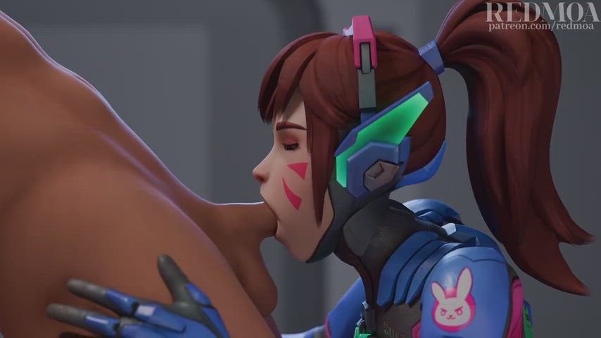 D.Va 2 - Blowjob (Redmoa)