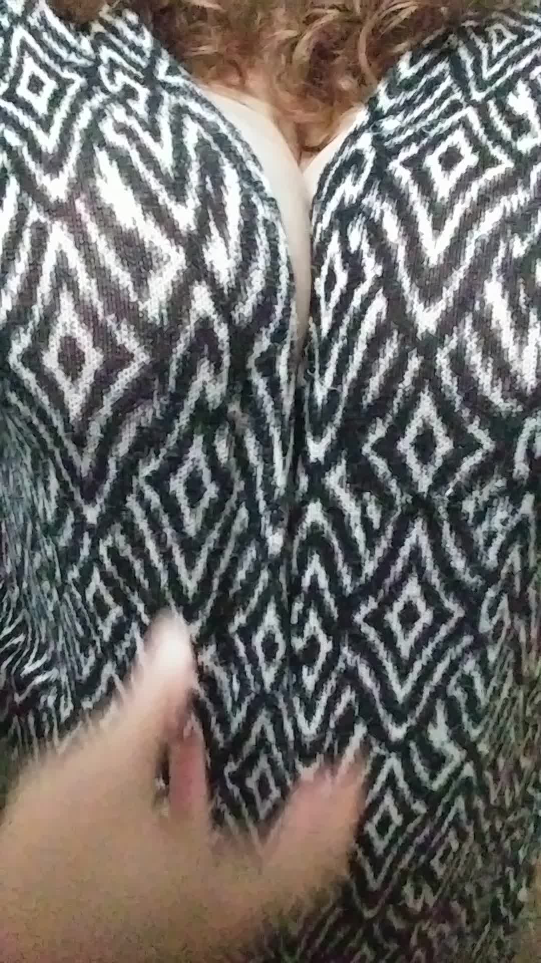 Titty reveal at work