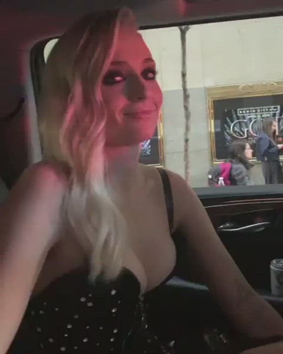 Celebrity Cute Sophie Turner Porn GIF by redbledcom