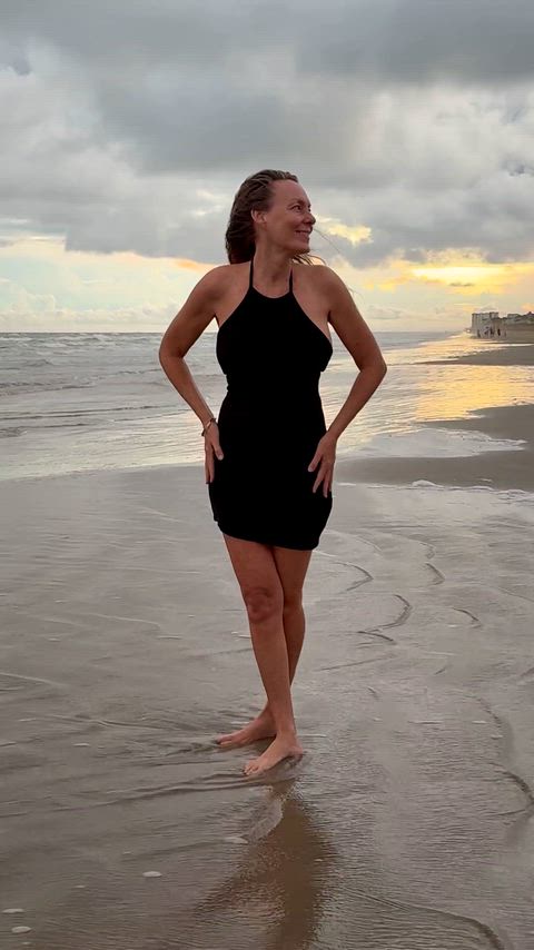 Taking a long walk on the beach. 59yo