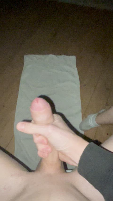 cumming all over the place