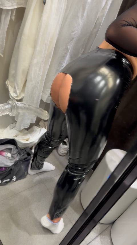 Latex Latex Gloves Leather Public Riding r/CaughtPublic Porn GIF by xisabelcortezx