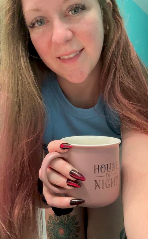 Inviting you for a coffee with the MILF next door