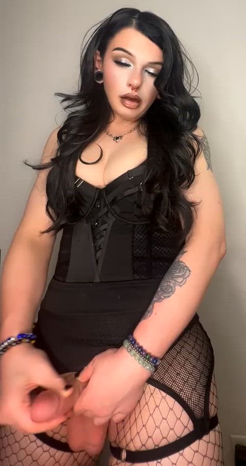 Could you come clean the cum off of my balls for me?