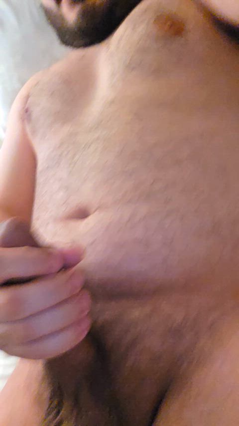 Watch me shoot ropes onto my face and chest, 😤 could have used some lips to clean me up after
