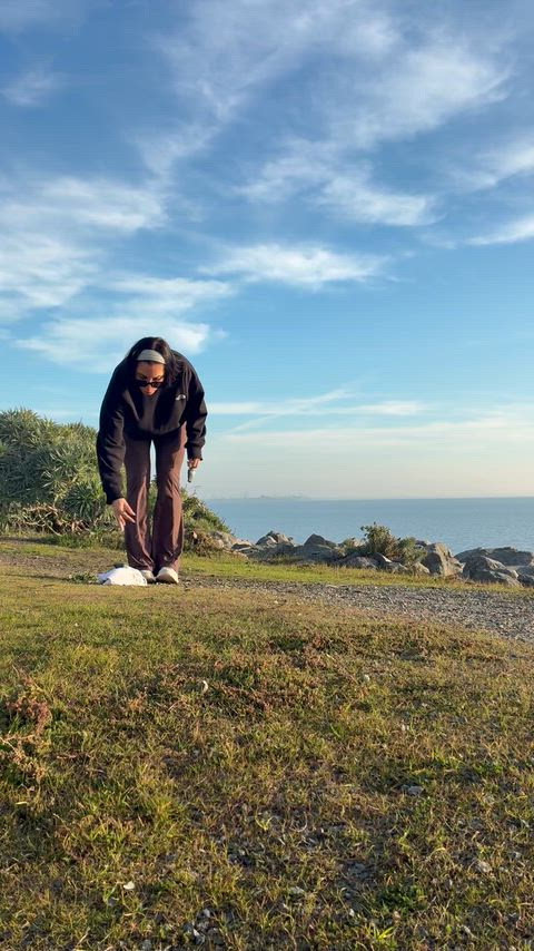 Nothing is better than being naked outdoors.