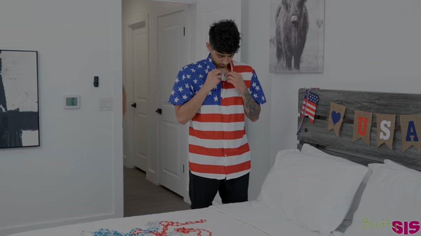 Kimmy Kimm - Stepsisters Fourth of July Creampie