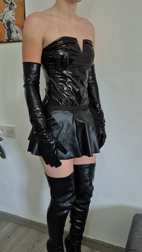 Ops there was a surprise underneath my skirt
