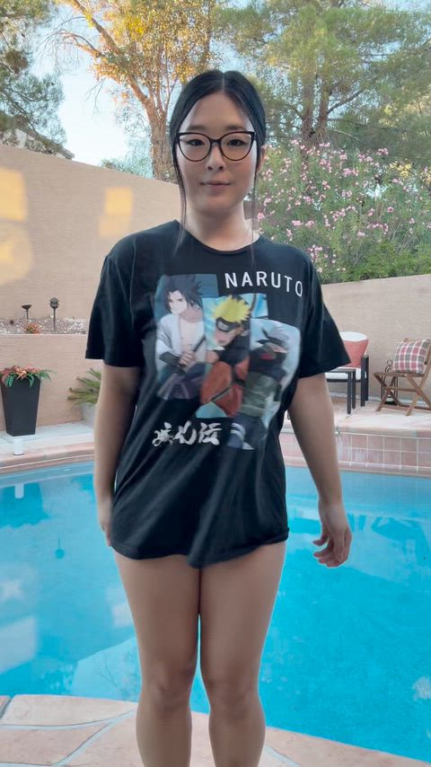 This large shirt is just begging for you to slip under it 😜