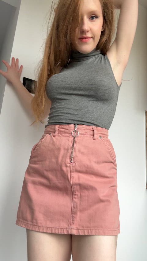 Hope you will like hair under my skirt 🔥❤️‍🔥