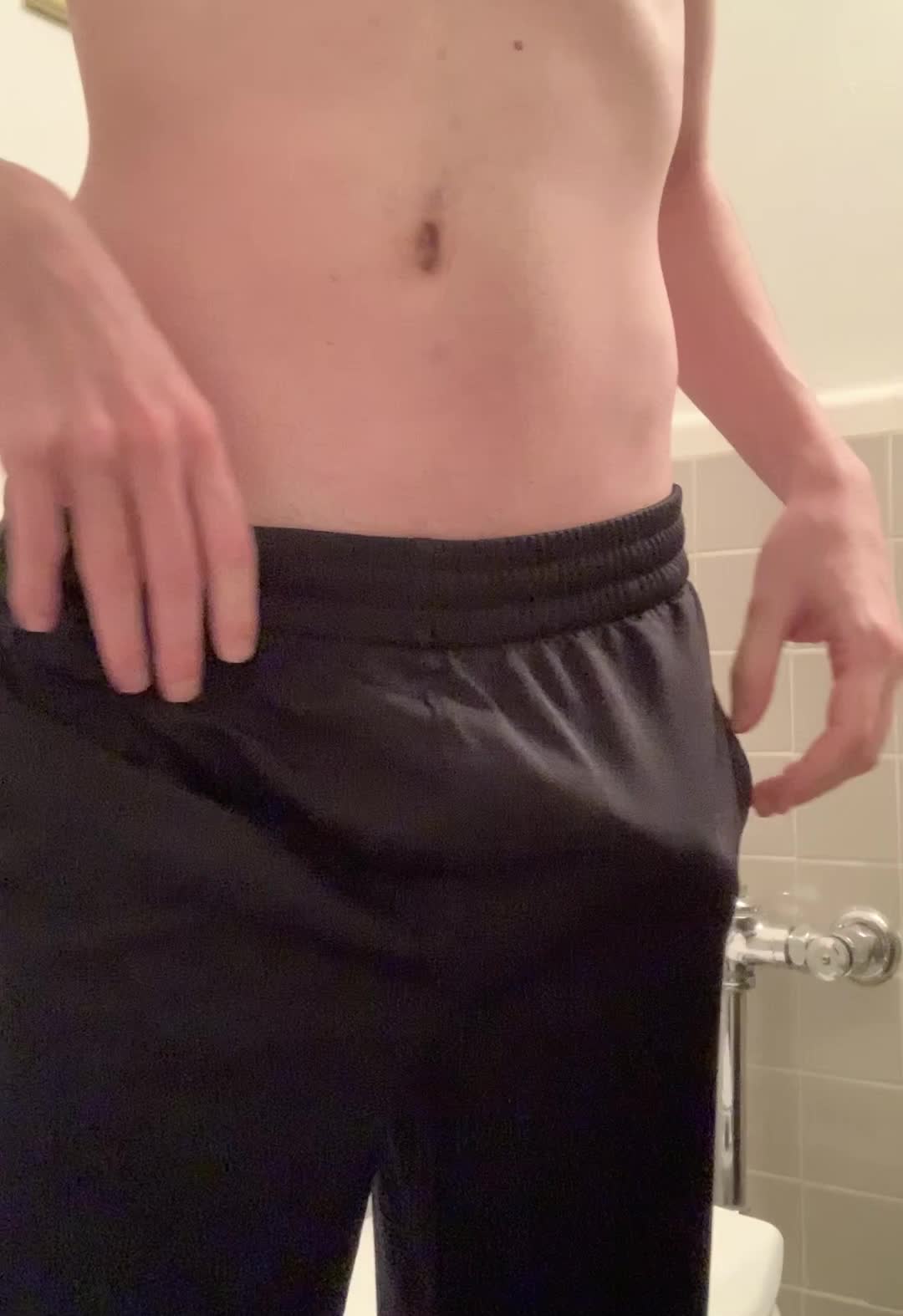 just getting it ready to slide into your mouth