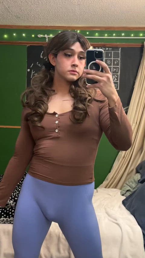 Remember to feminize everywhere, even at the gym!